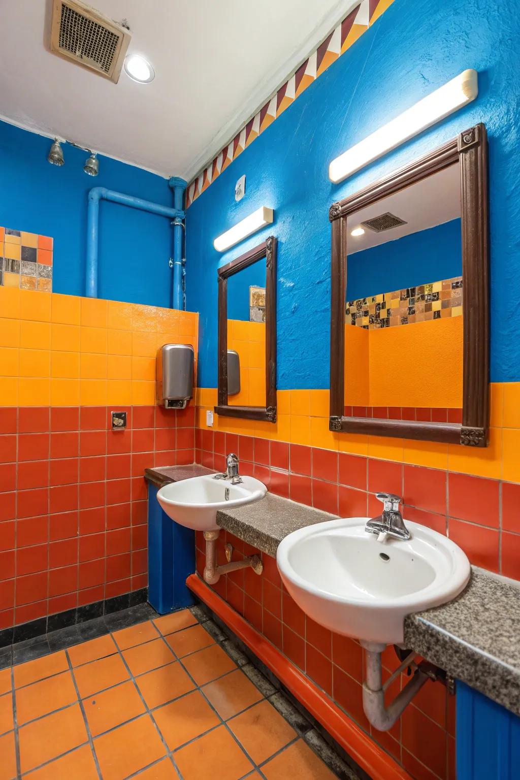 Vibrant colors infuse life into small areas.