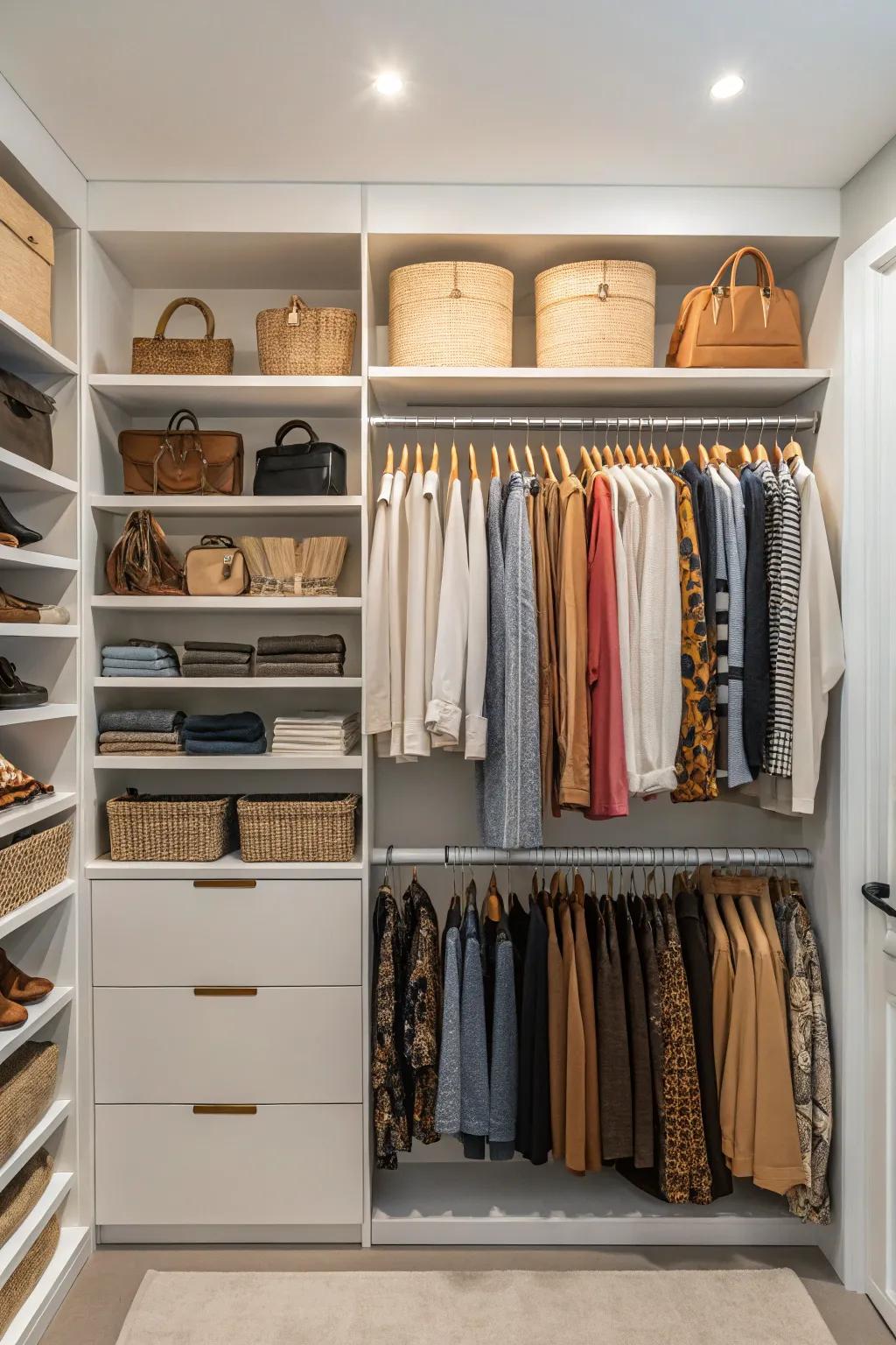 Closet optimizers establish functional storage systems.