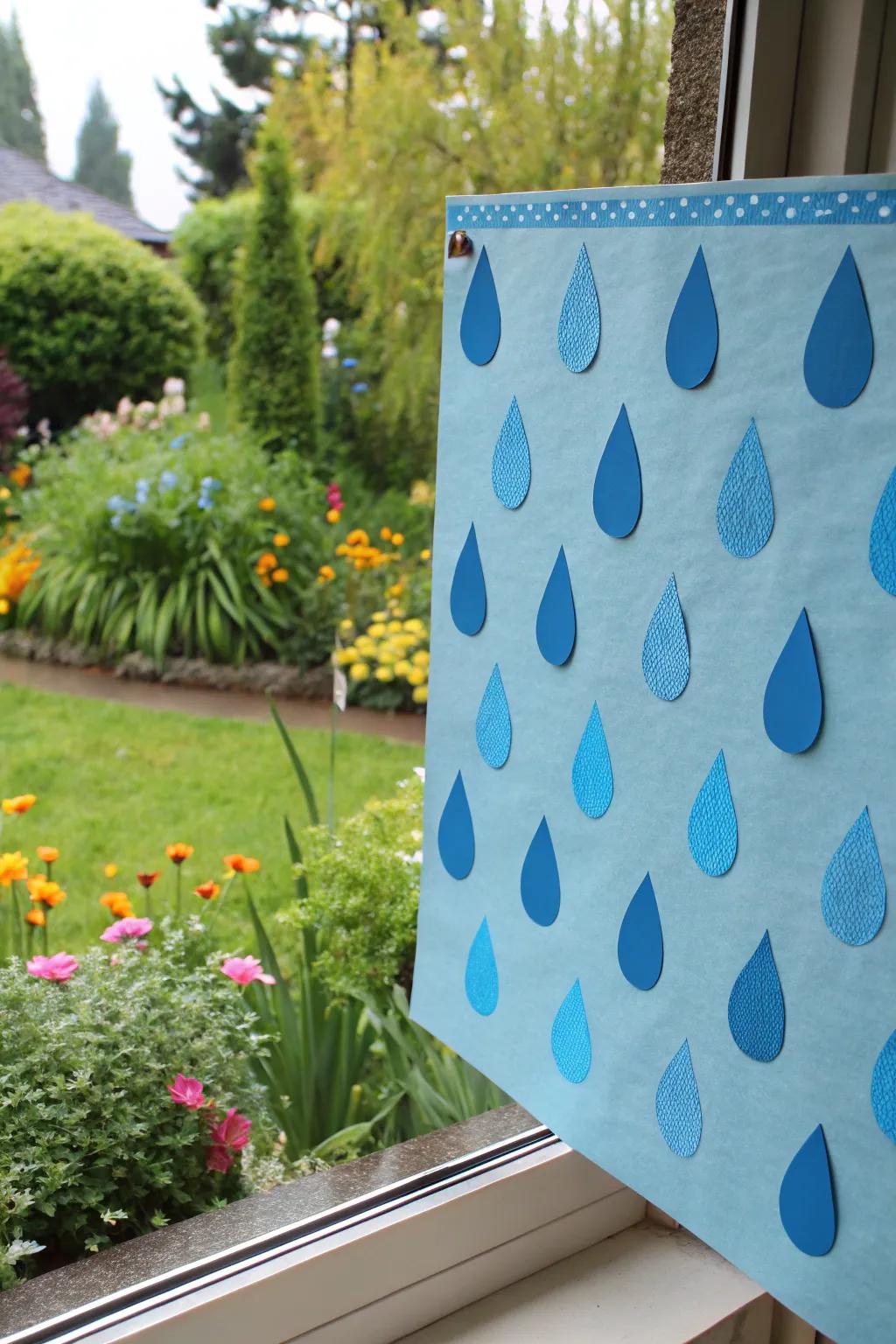 Springtime showers bringing life to the spring notice board.