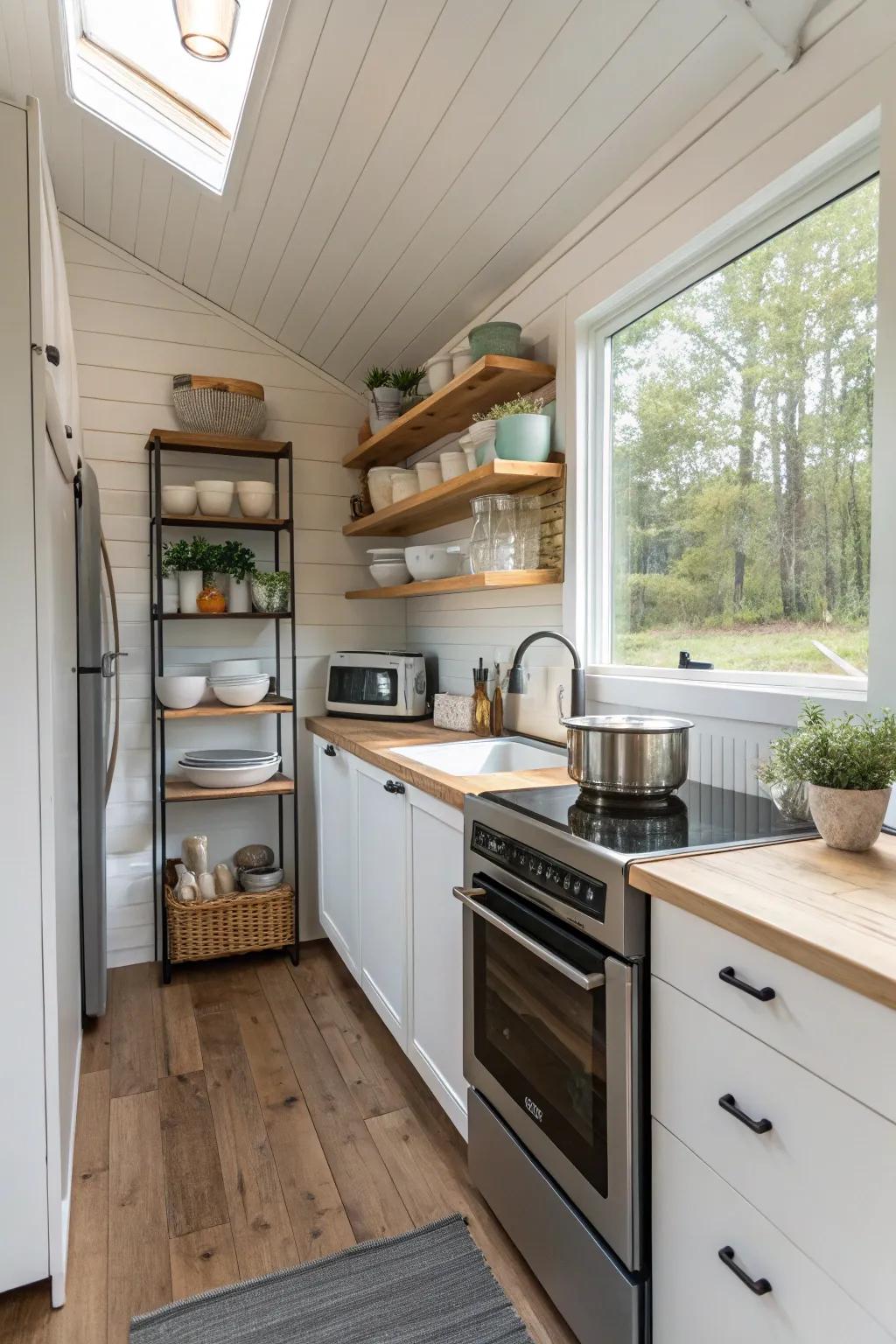 Functional kitchens prove vital in tiny homes.