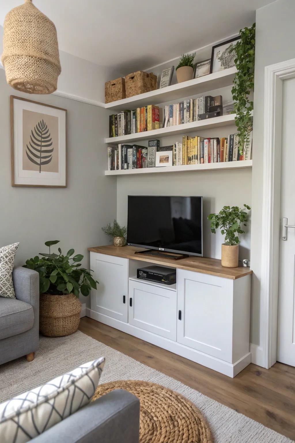 Compact cabinets are ideal for maximizing smaller areas.