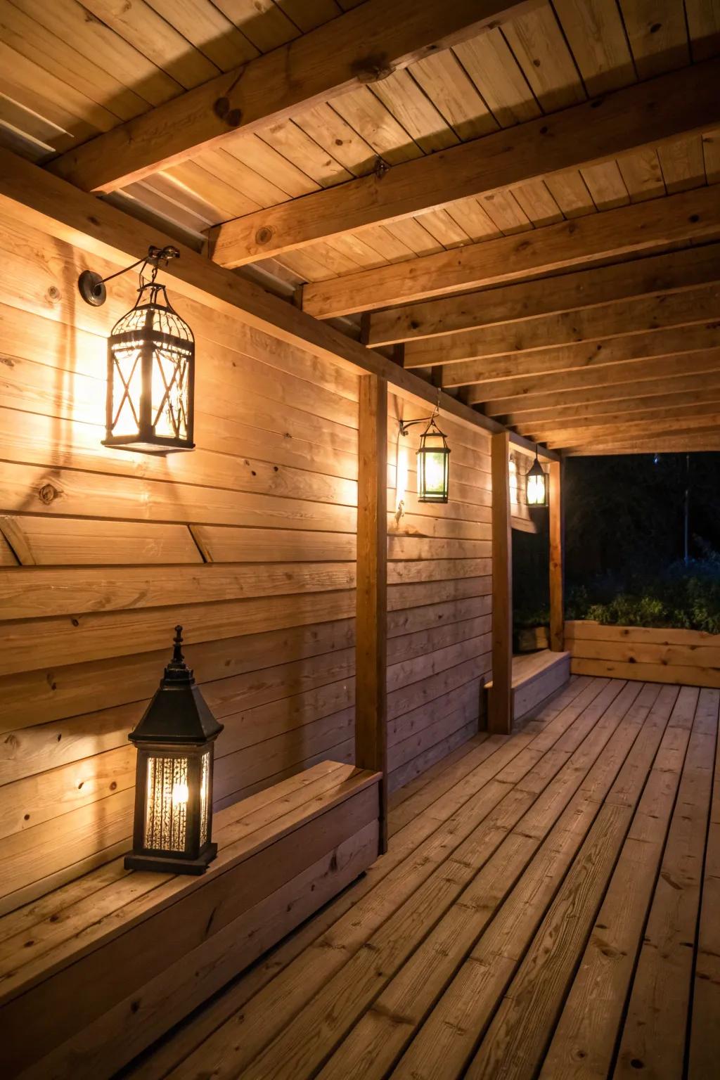 Embrace countryside charm through timber.