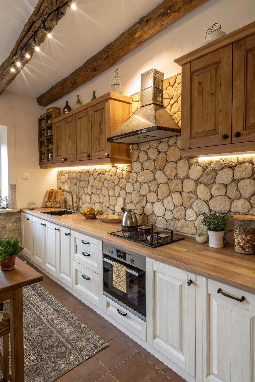 Incorporate warmth and individuality using country-style appeal.