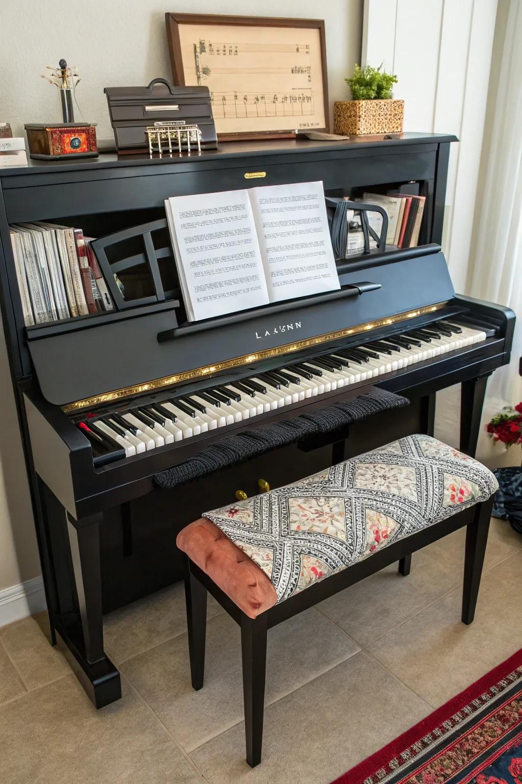 Keep your music must-haves arranged and elegantly kept.