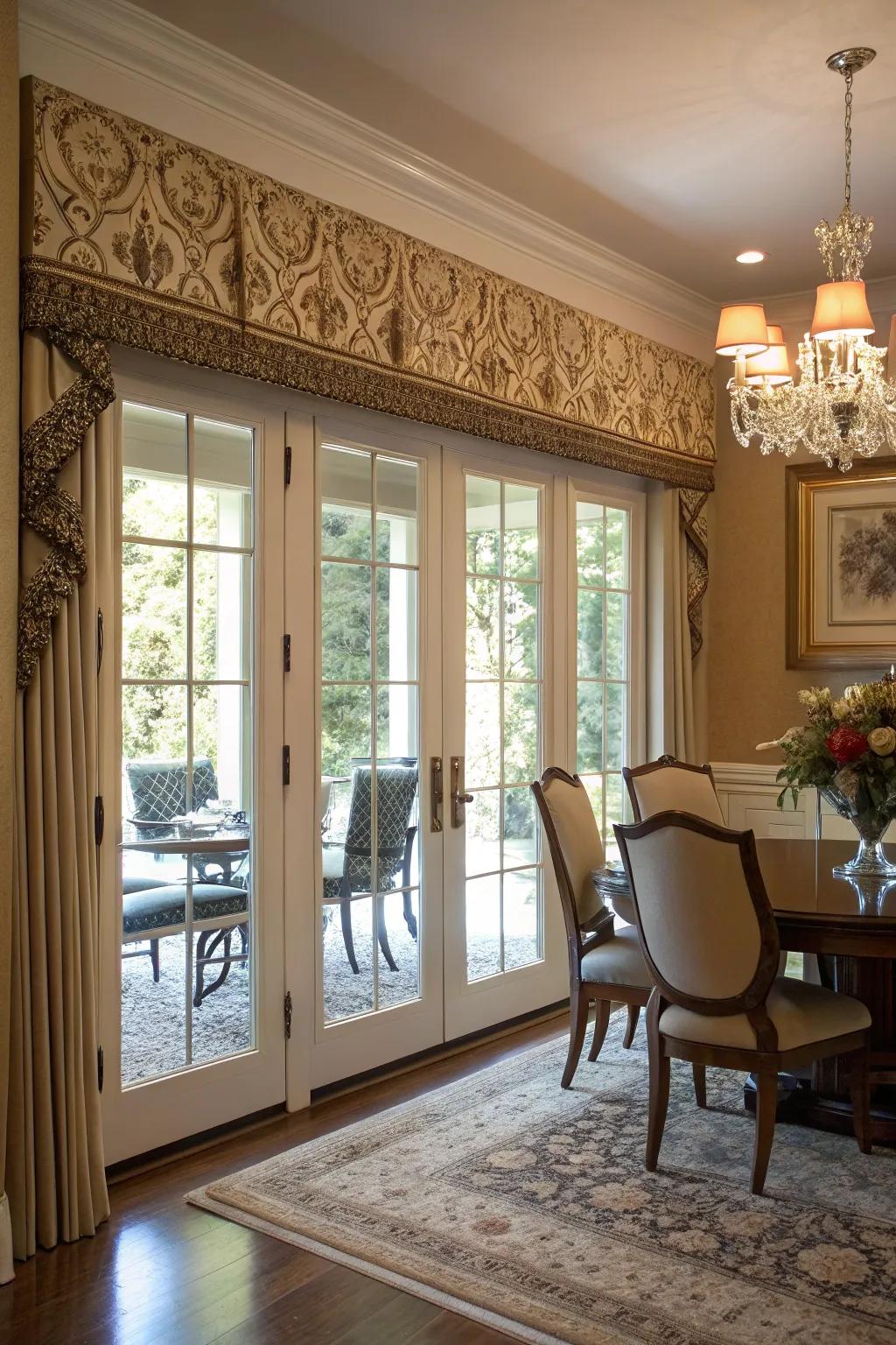 Custom valances bring official class to any space.