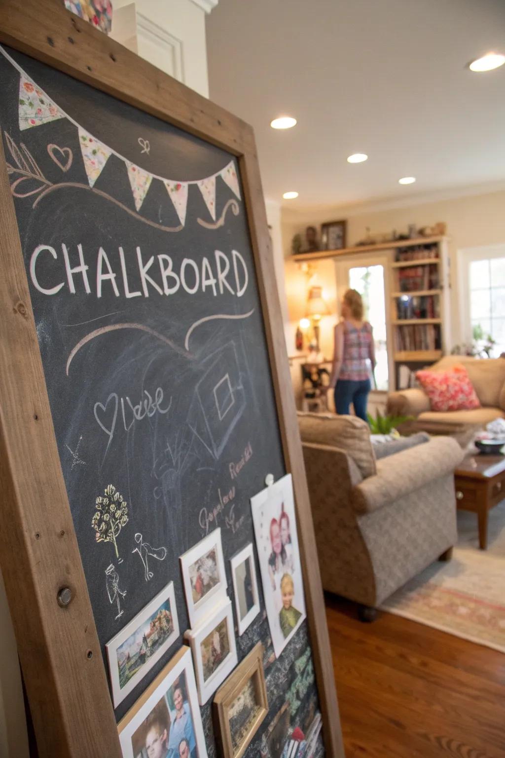 Personalized touches make your slateboard special.