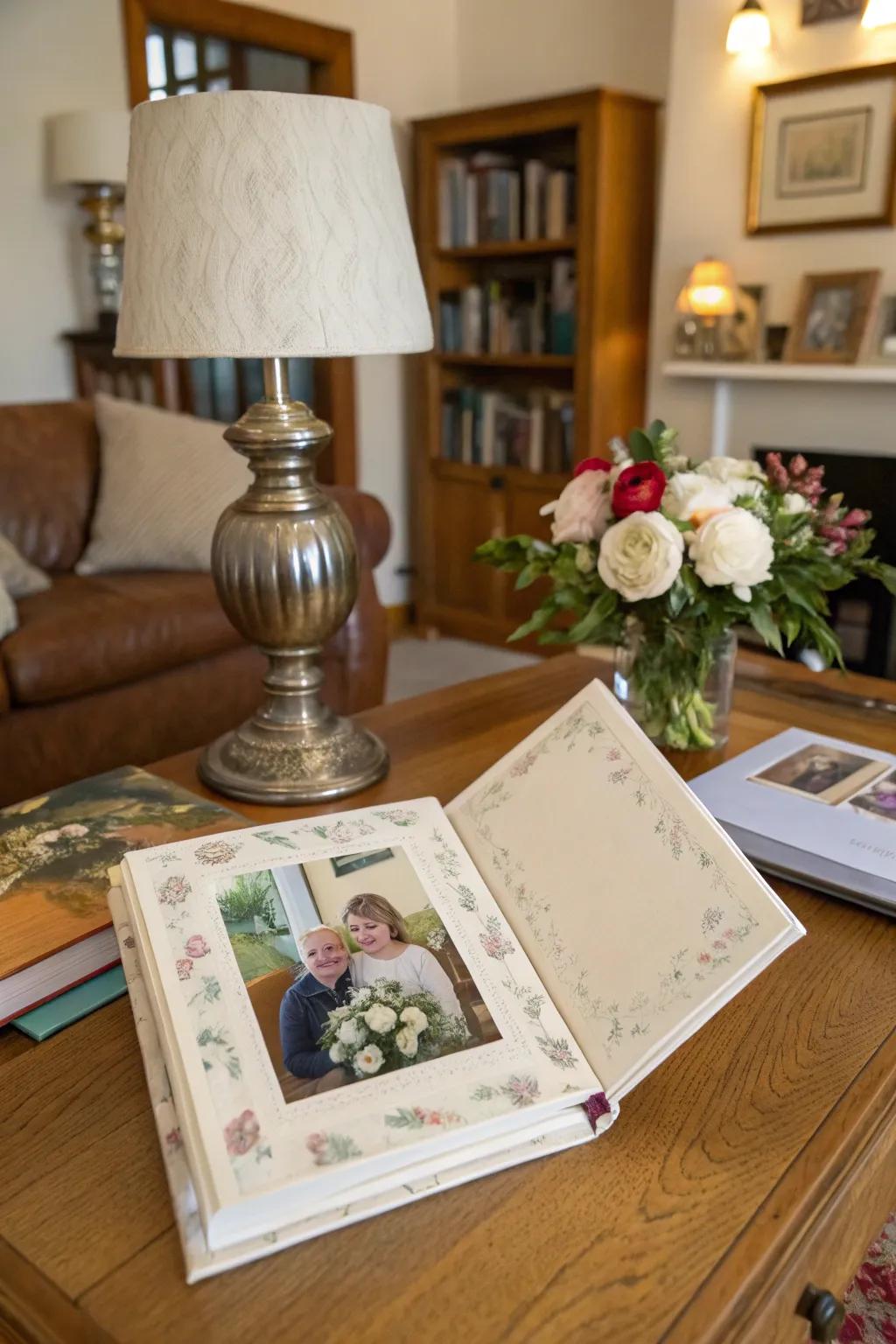 A customized photo collection capturing precious moments