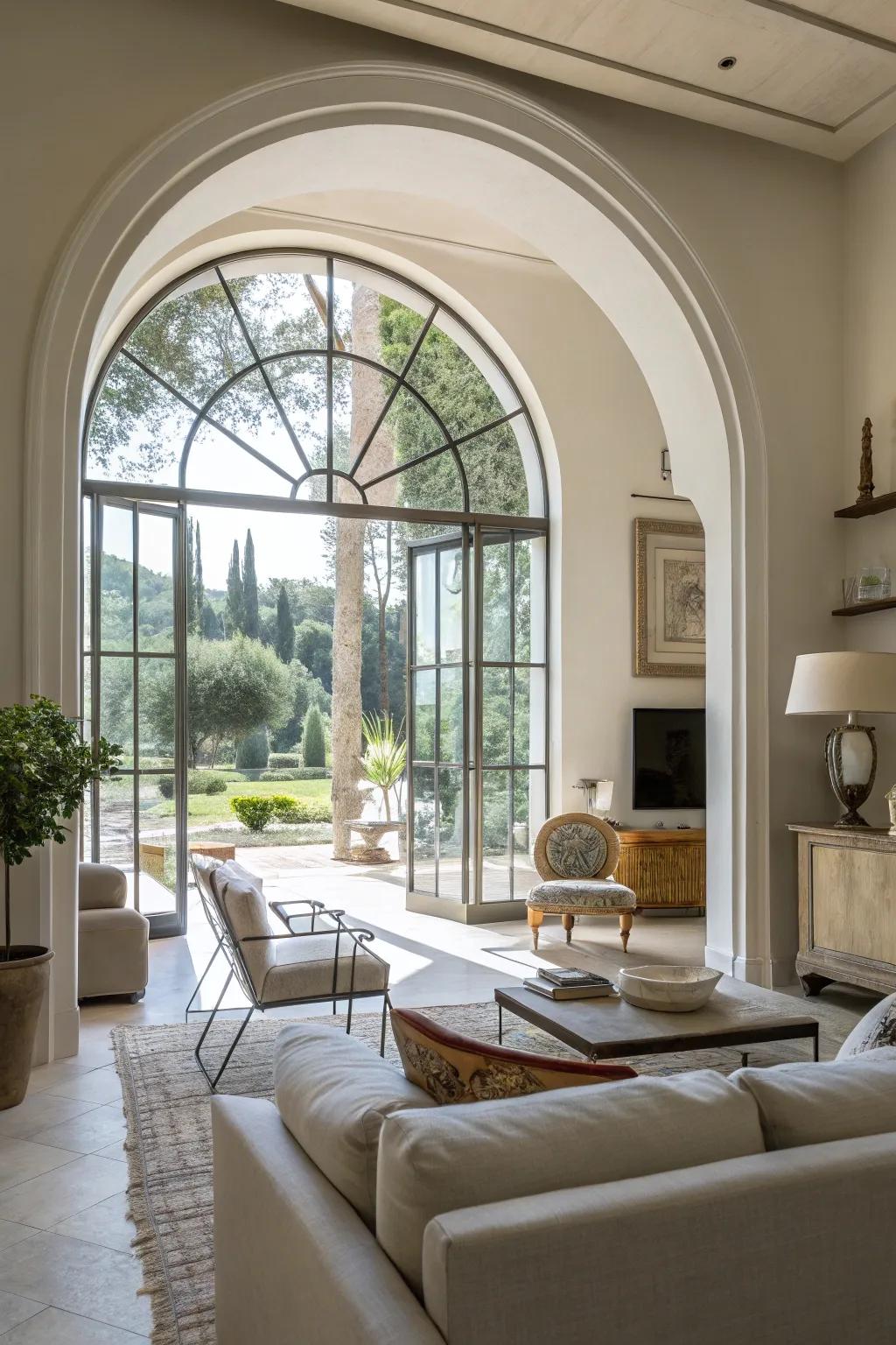 Unique frame shapes boost architectural interest to decor.