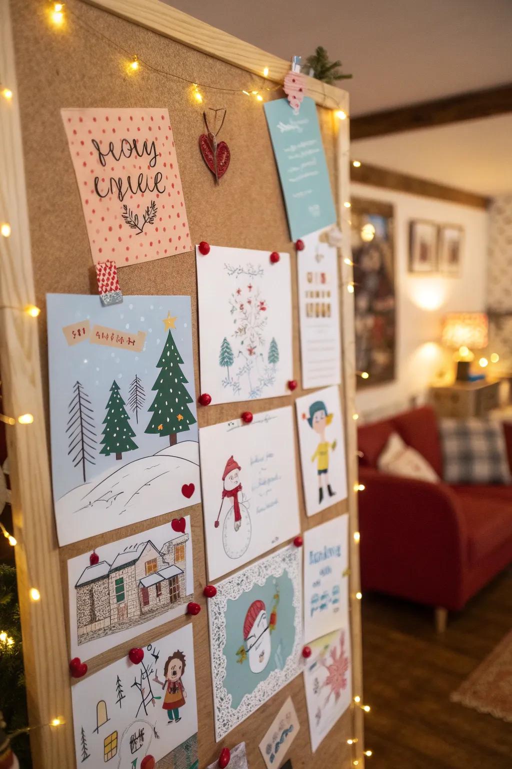 Winter wordplay injects smiles and laughter into this captivating bulletin board.