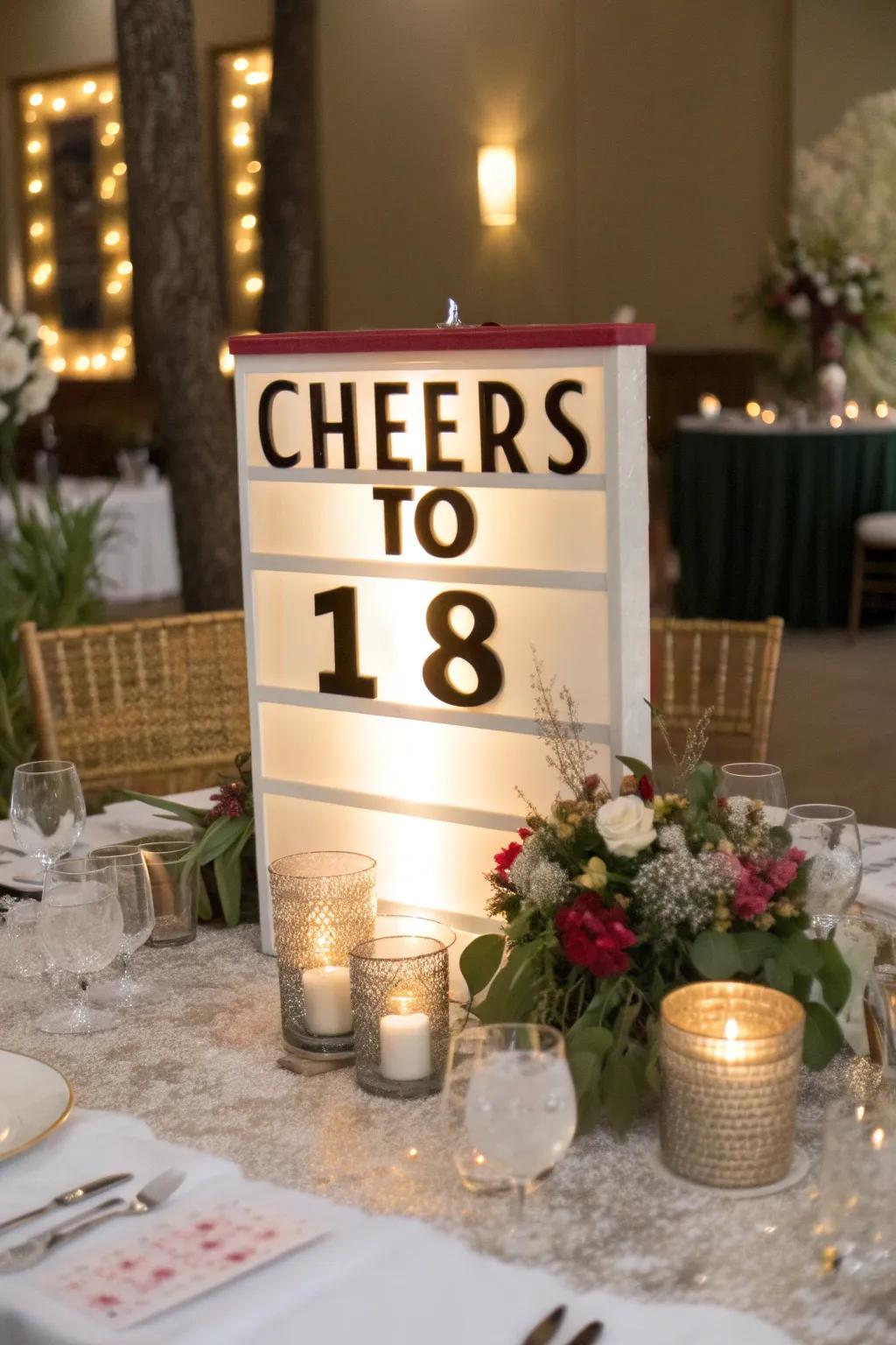 Centerpieces that communicate effectively at the heart of the table.
