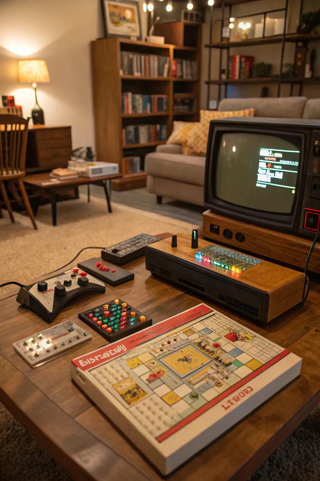Relive the good old days with a retro game night for your 40th birthday.