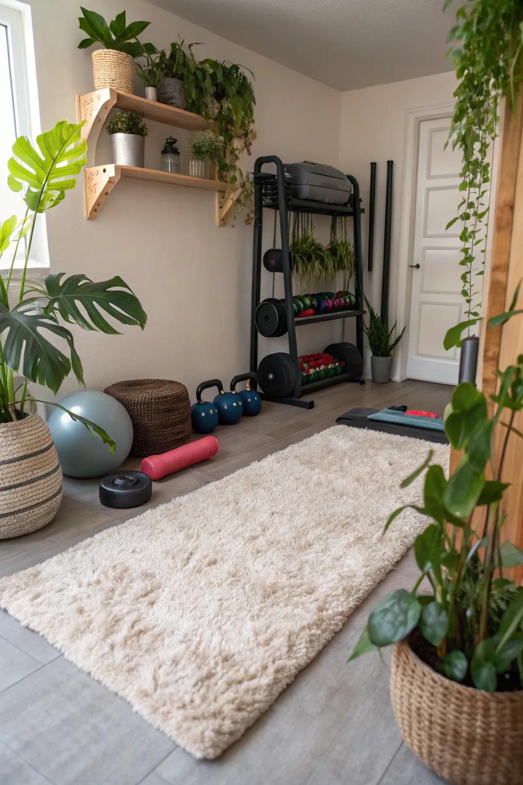 Comfortable flooring makes your workout environment better.