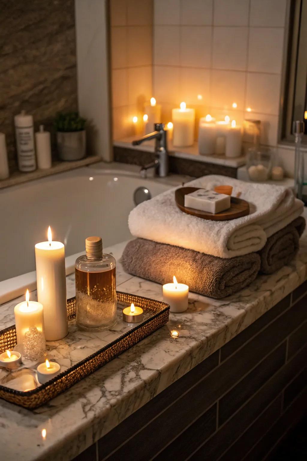Unwind and rejuvenate with a comforting spa night in the comfort of your home.