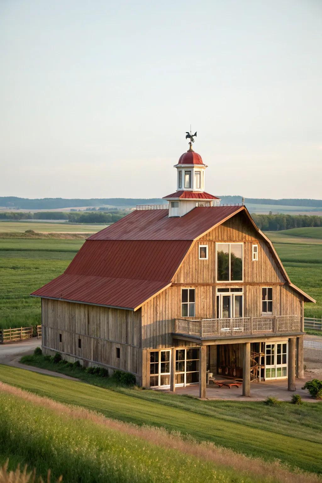 Innovative structures like cupolas enhance both character and function.