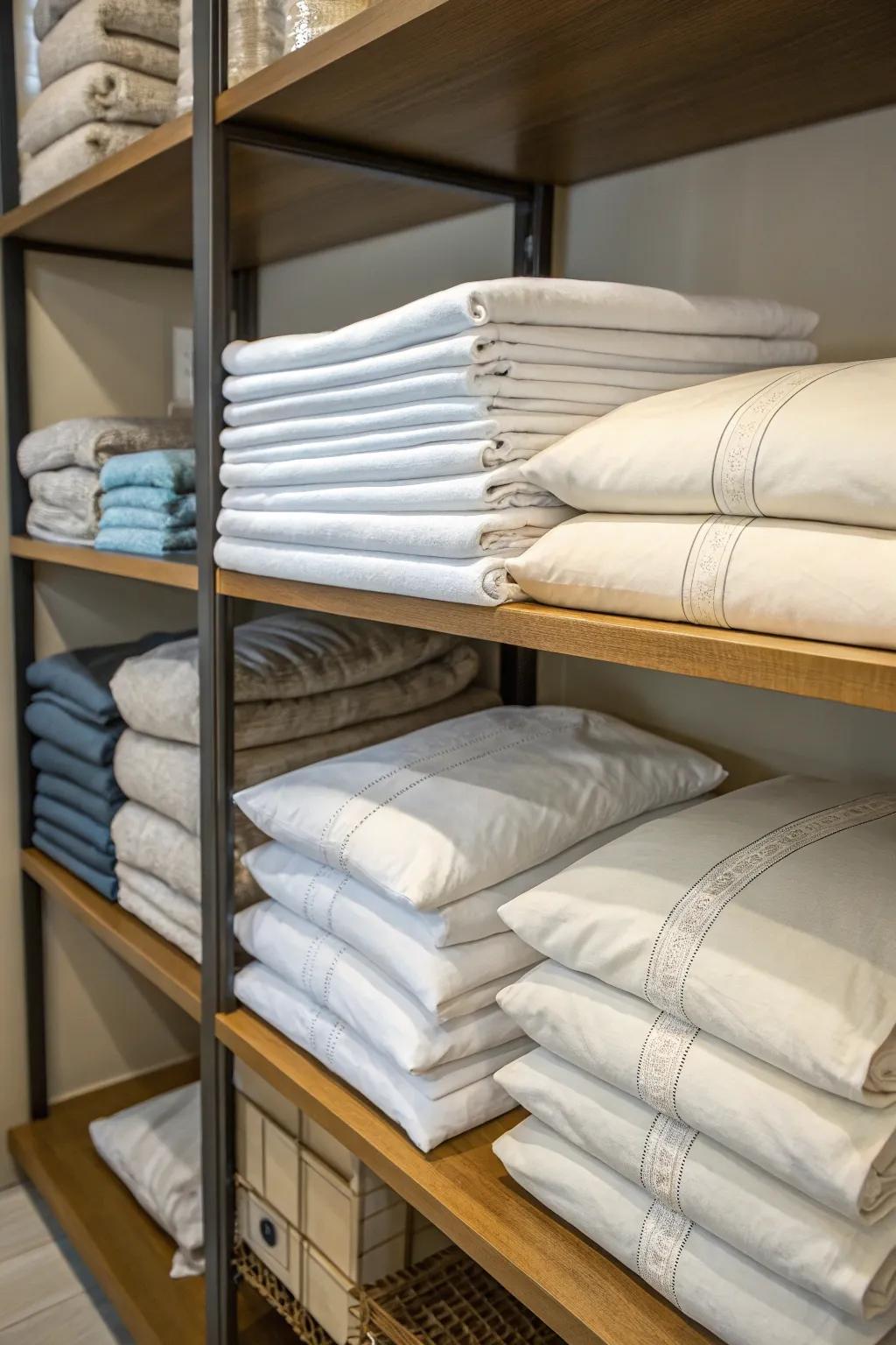 Pillowcase packs keep sheet sets organized.