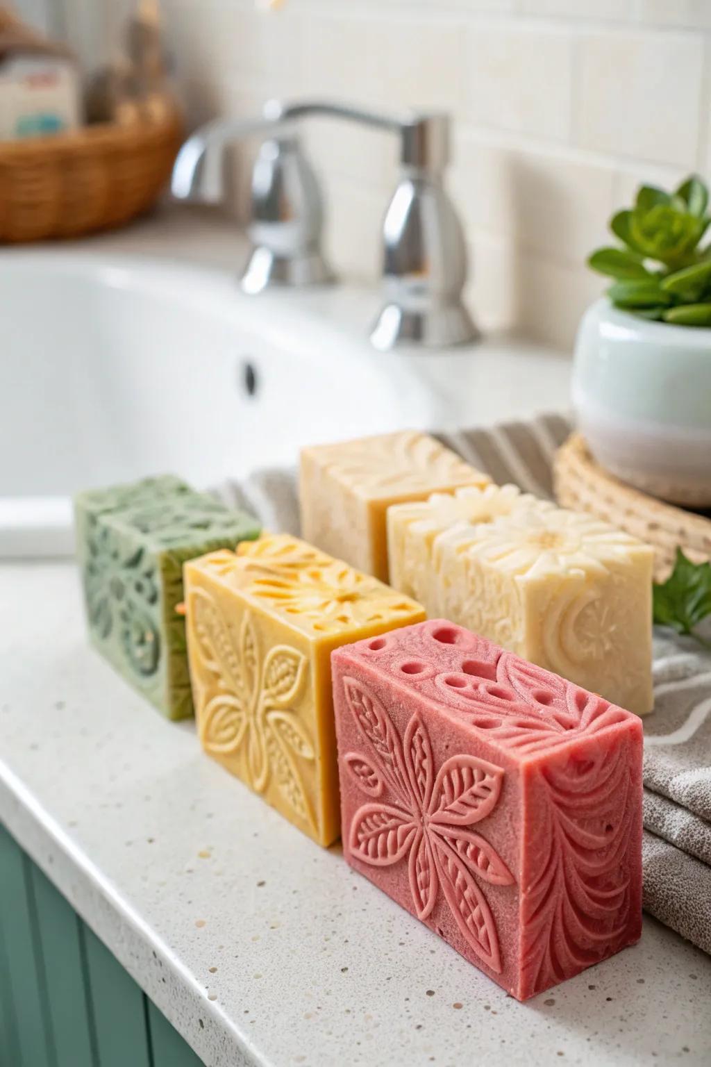 Hand-formed cleansing bricks are a treat for the senses, ideal for a little self-care.