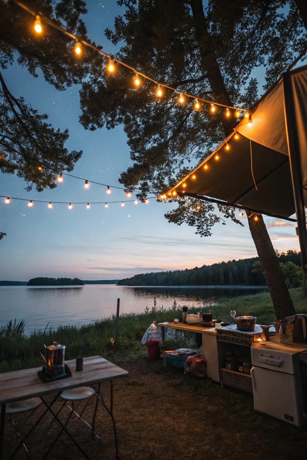 With soft lighting, you can create a captivating mood.
