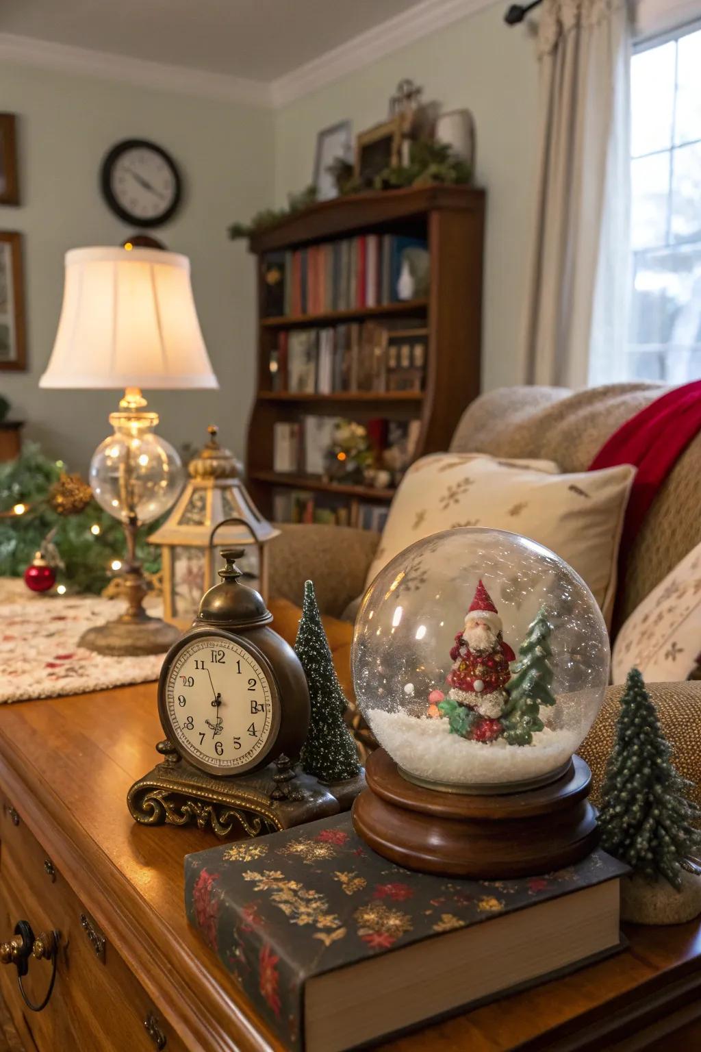 Unconventional decorative elements infuse charm and surprise into holiday decor.