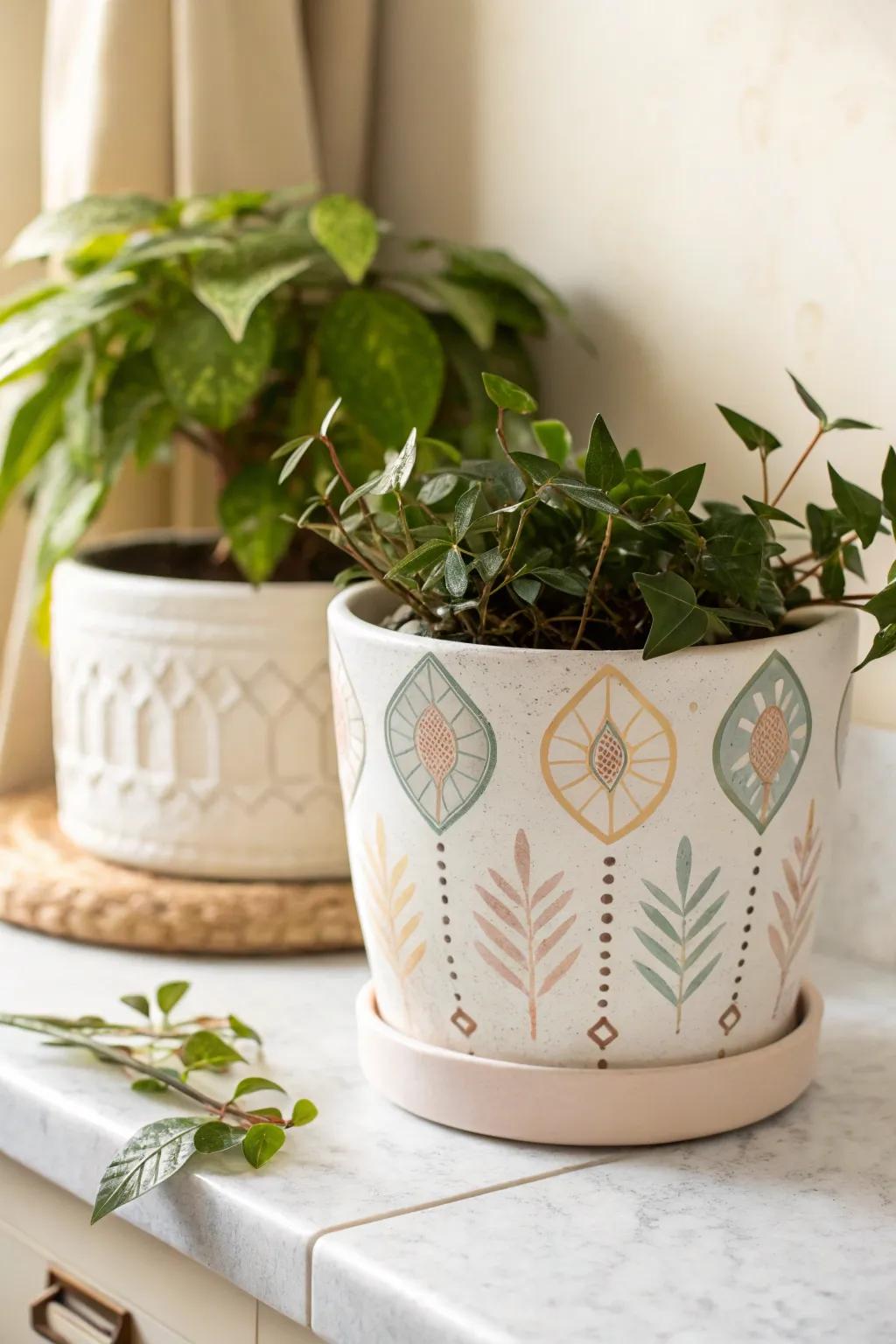Present a hint of nature with an exquisitely crafted flora container, perfect for the minimalist with a boho inclination.