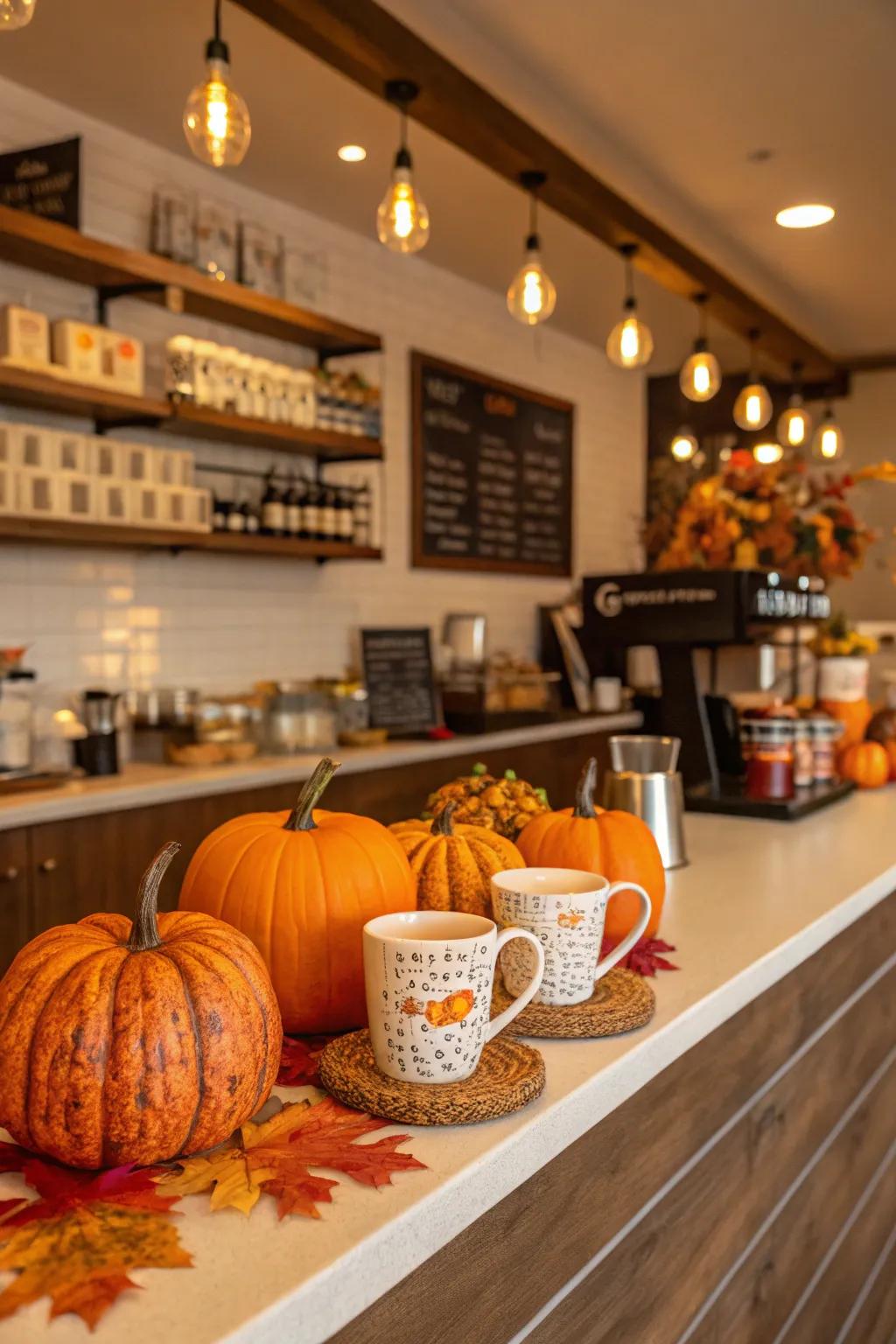 Seasonal ornamentations impart a revitalizing sensation.