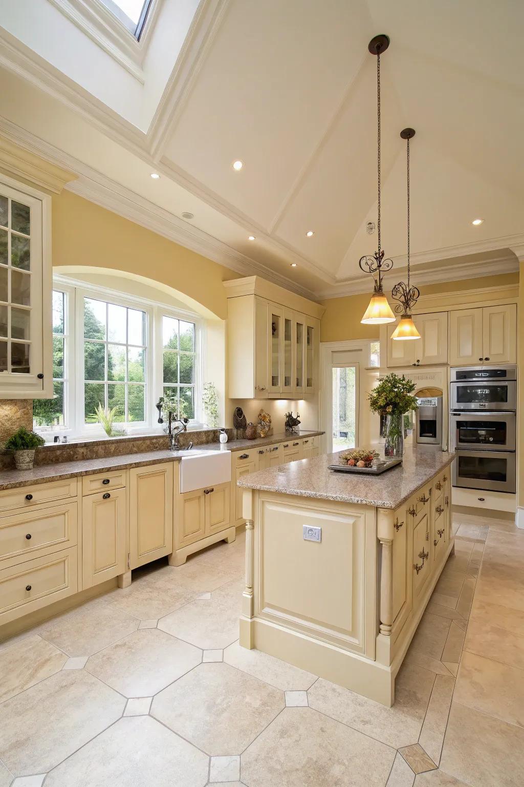 Practical arrangements guarantee ease and comfort.