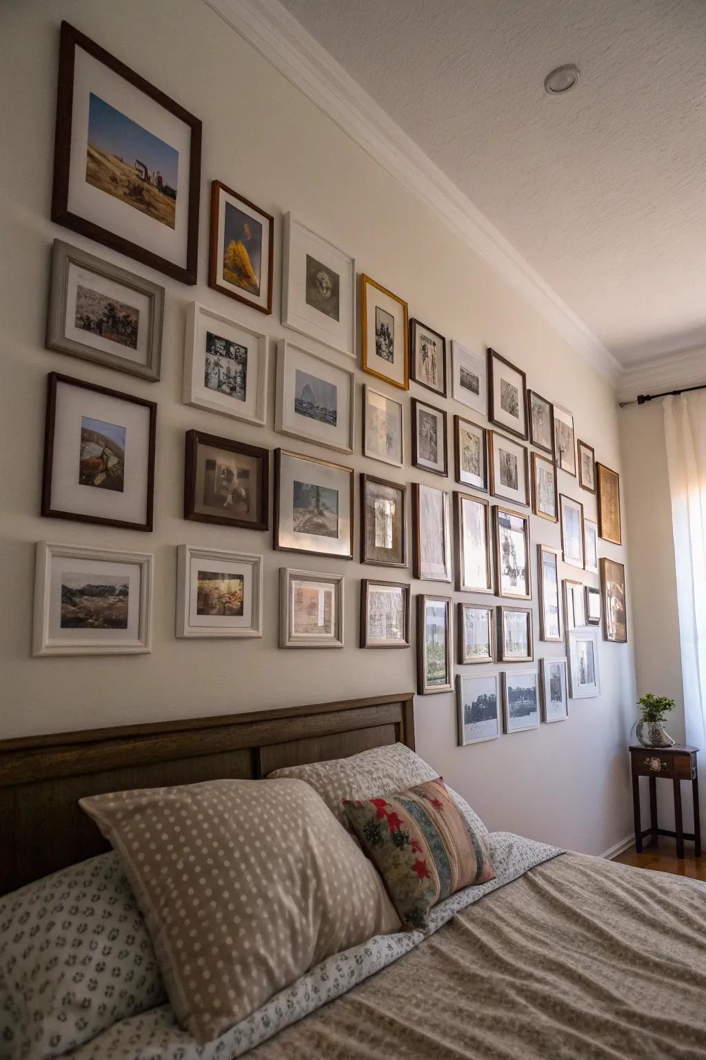 Stacked frames add dimension to any picture layout.
