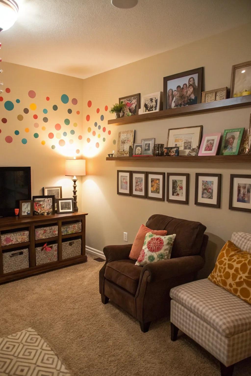 Unique decorations make a space uniquely yours.