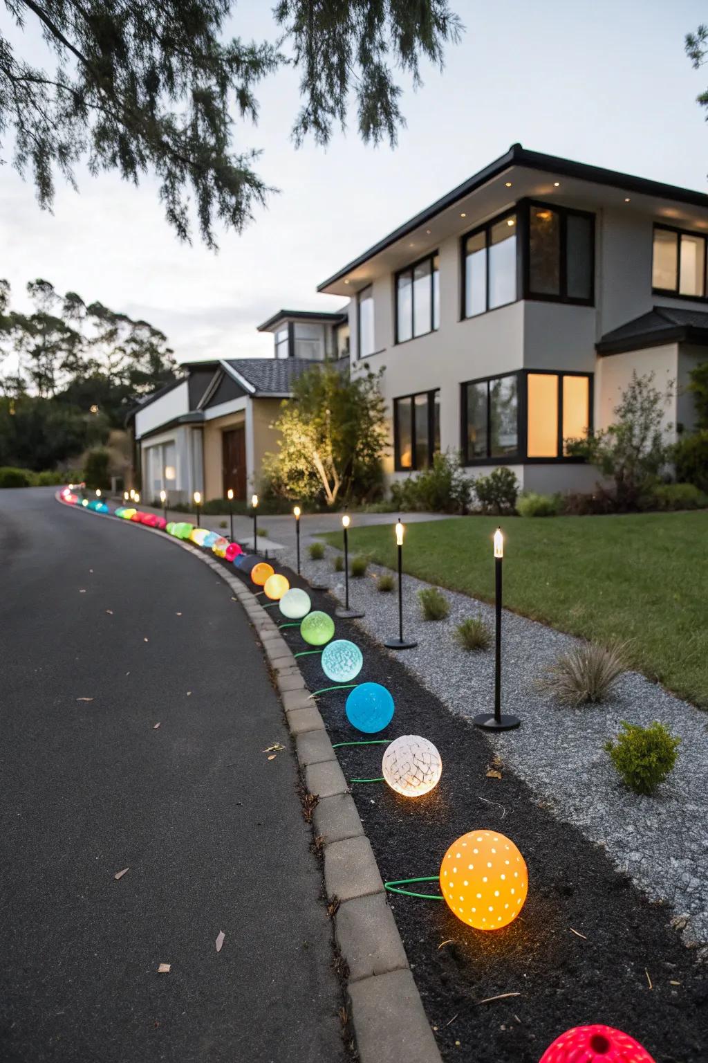 Ornamental reflectors fuse safety with style.