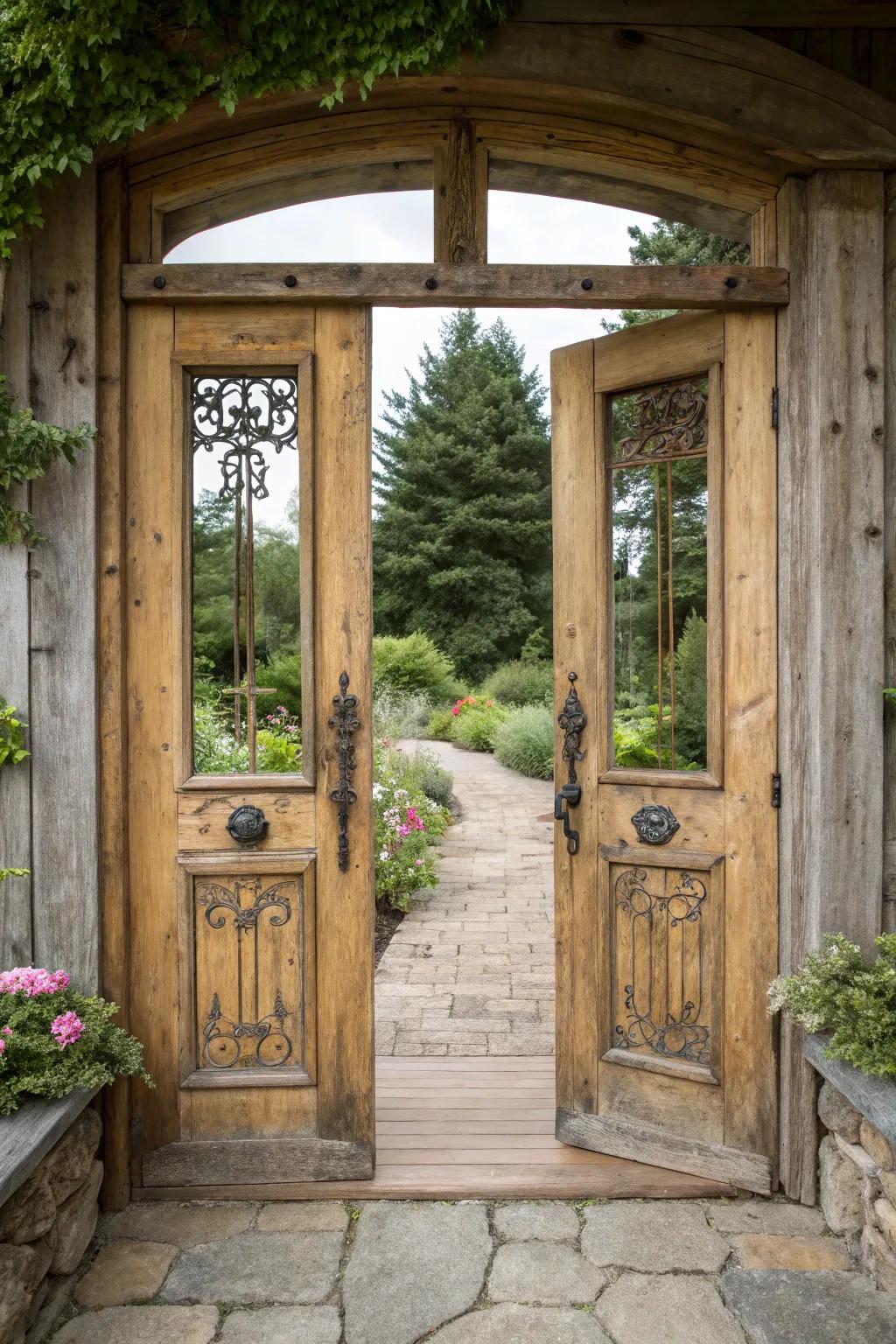 Infuse quaint charm with wooden features that tell a story.