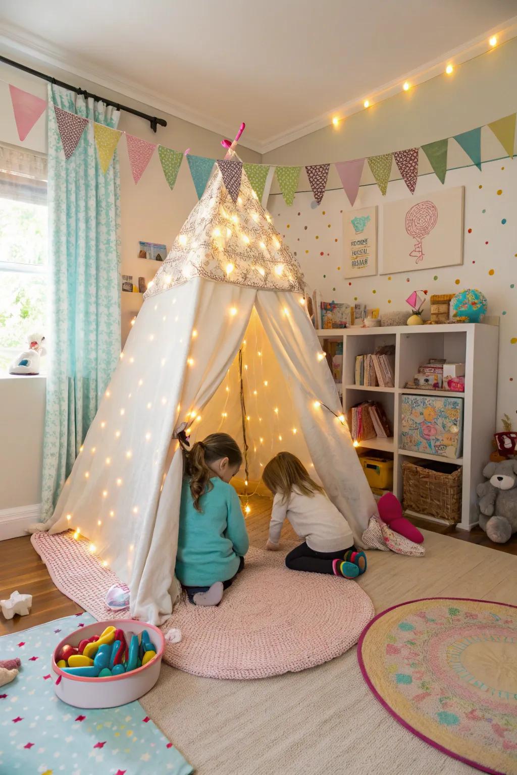 An enclosed space contributes an element of exploration.