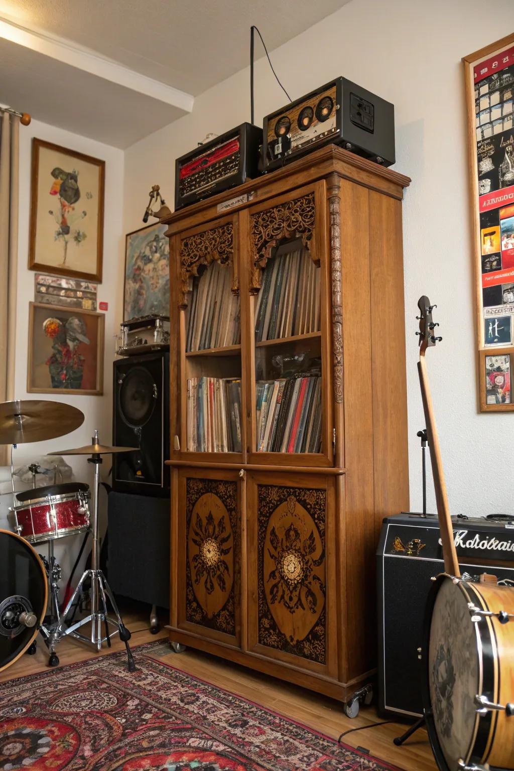 Unique furniture enhances the character of a room.