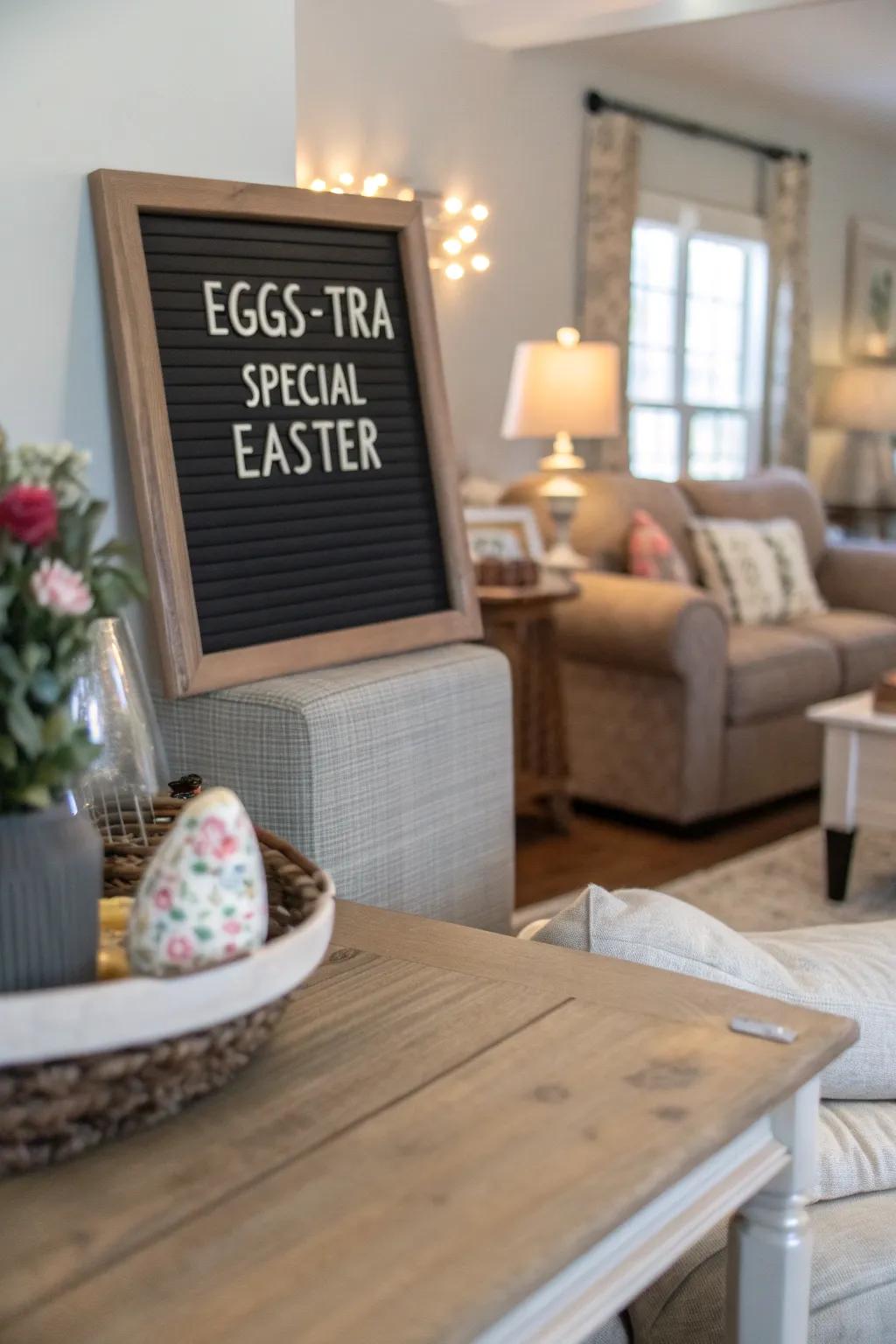 A heartwarming quote that adds charm to any family gathering.