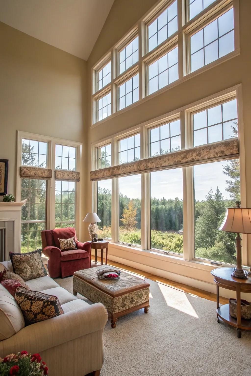 Enhance light for an open and airy atmosphere.