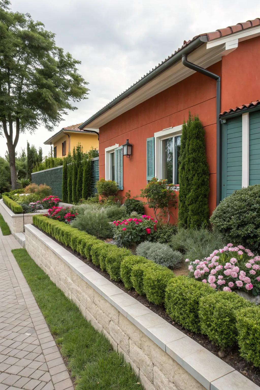 Blended groundskeeping creates harmony between design and nature.