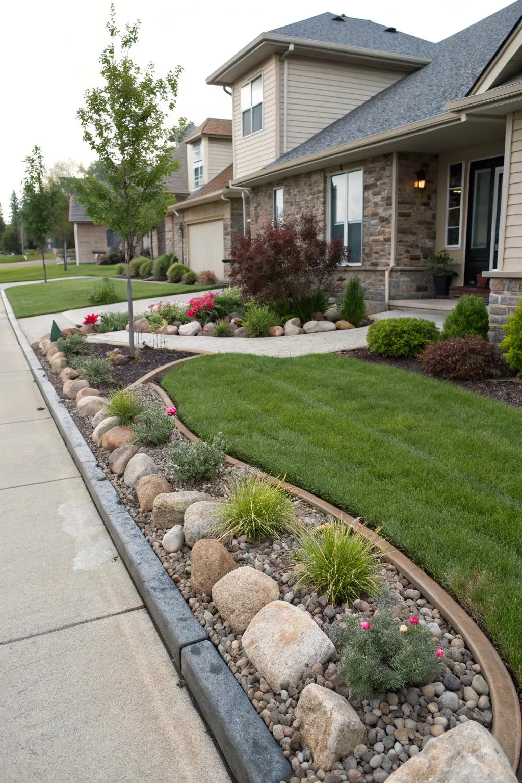 Edges give your landscape a neat, orderly aesthetic.