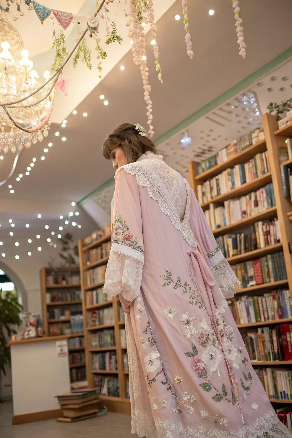 Step into a storybook with a charmed narrative gown.