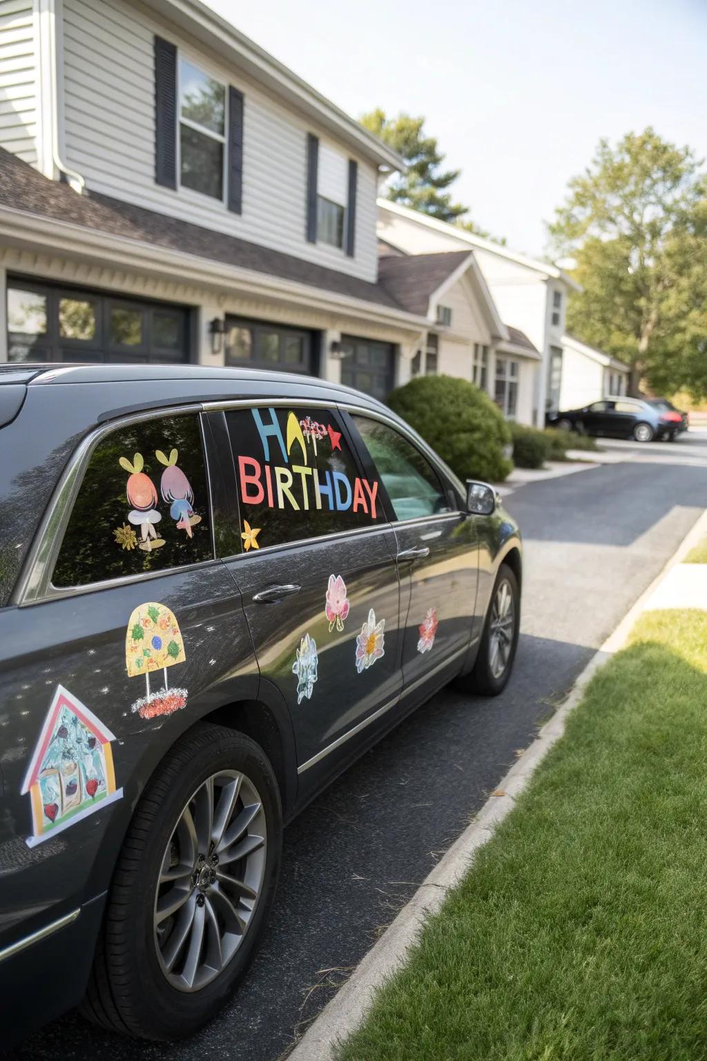 Vinyl decals supply a refined and polished finish.