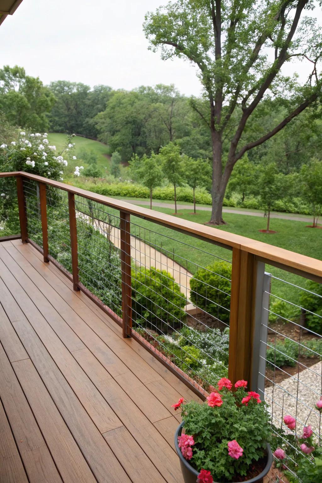 Custom heights frame and enhance garden views beautifully.
