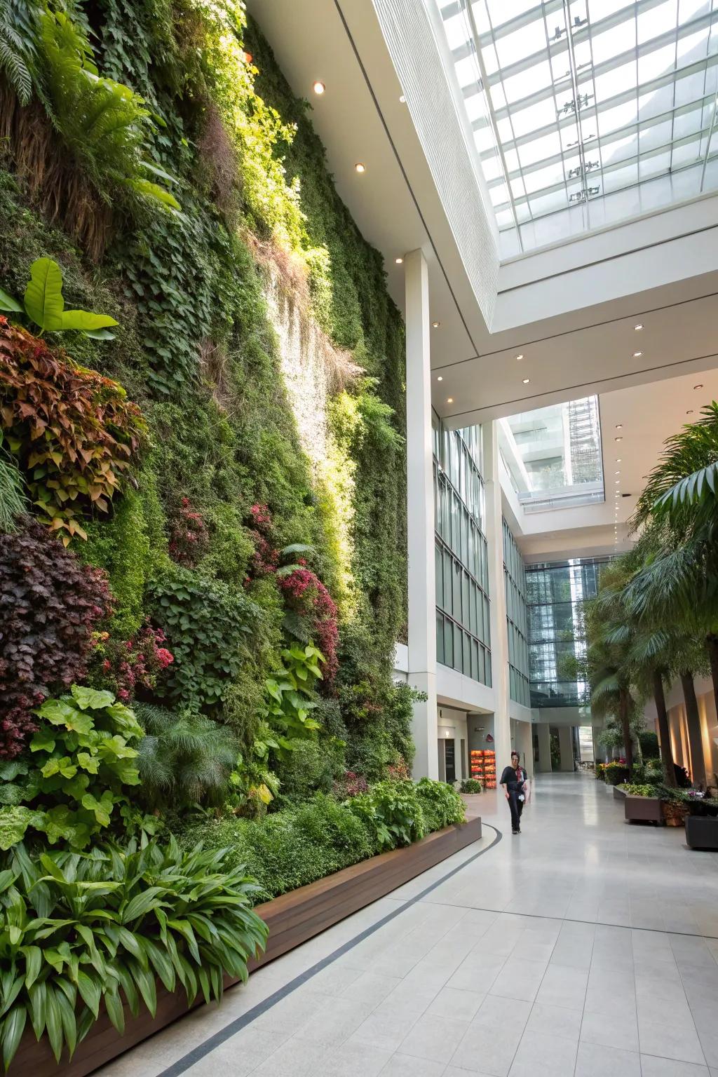 A lively elevated garden structure bringing nature into a home sun court.