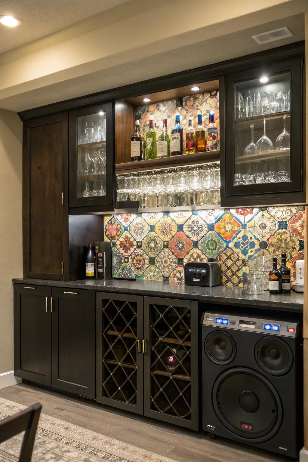 Unique features make your bar absolutely one-of-a-kind.