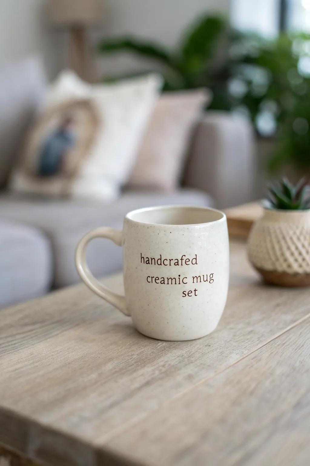 Add a personal touch to his morning routine with a custom stein that speaks your unique language of love.