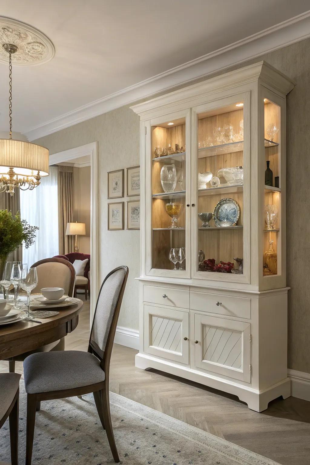 Contrast introduces depth and highlights items beautifully.