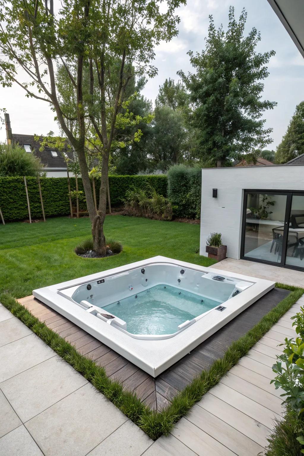 Explore shapes for a unique spa tub design.