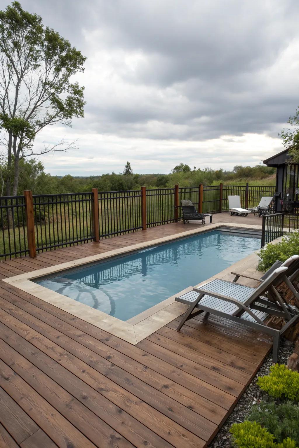 Surrounds assimilated with surfacing fashion a seamless poolside aesthetic.