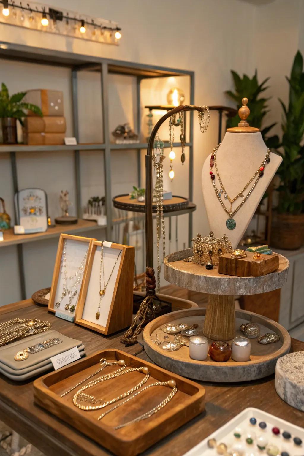 Boutique inspired setups establish an individualized shopping experience.
