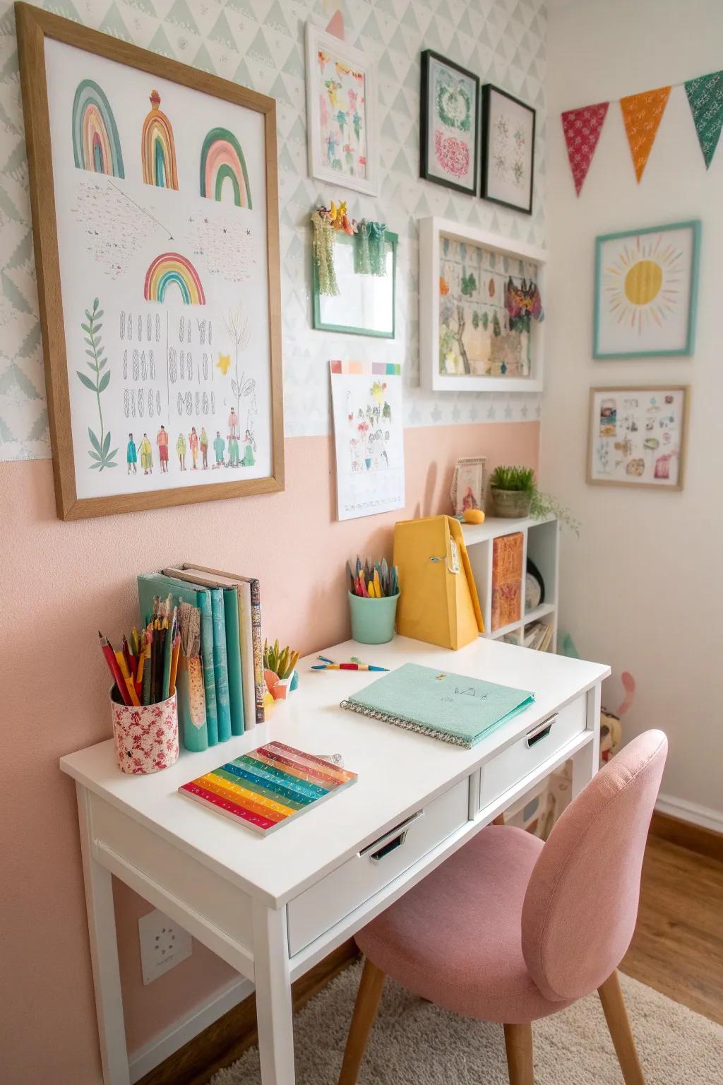 Inspiring art can ignite creativity and ambition.