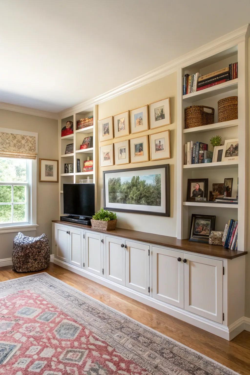 Wall art mirrors personal expression.