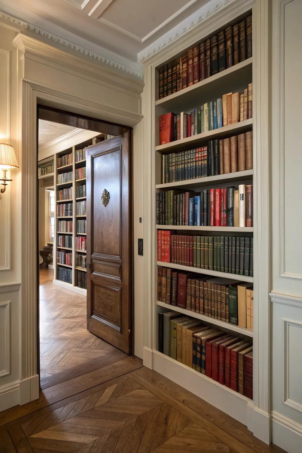 A hidden door opening into a secret library—ideal for those who love mystery.