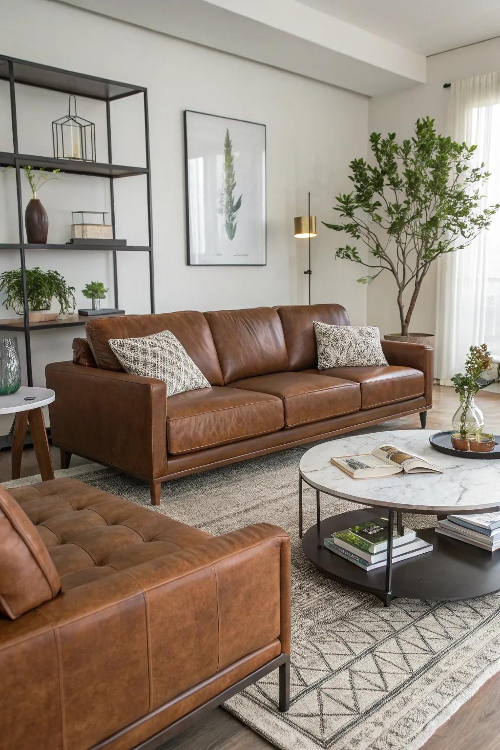 Contemporary designs bring class to the living space.