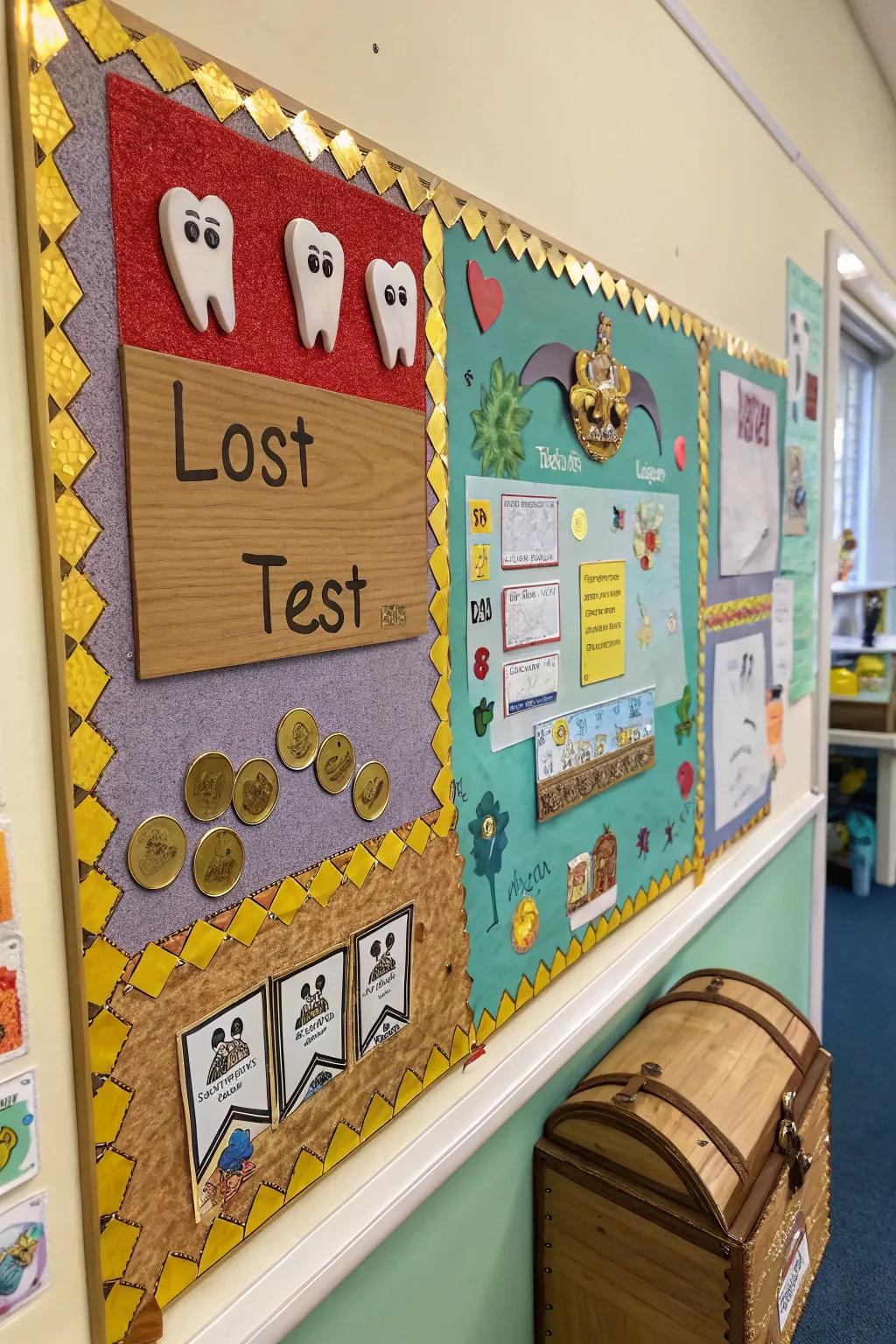 A magical treasure chest designed to hold memories of lost teeth.
